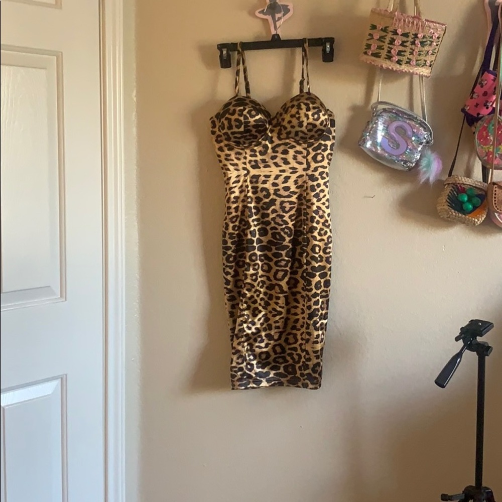 Leopard print dress